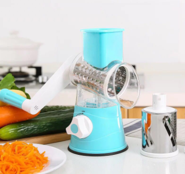 DUOLVQI Manual Vegetable Cutter Slicer Kitchen Tools Multi-functional Round Mandoline Slicer Potato Cheese Kitchen Gadgets