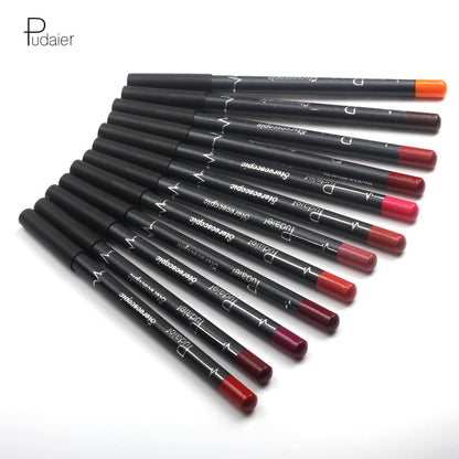 Pudaier new lip liner waterproof non-marking matte velvet lipstick pen spot foreign trade sizzling explosions