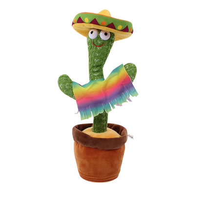 Toy wholesale cactus can twist, sing and dance sand sculpture electric cactus creative vibrato with the same style