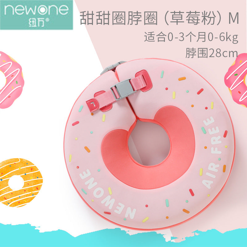 Swimming ring neck ring children's armpit ring children's free inflatable lying ring Manbao shade cartoon arm ring seat ring baby