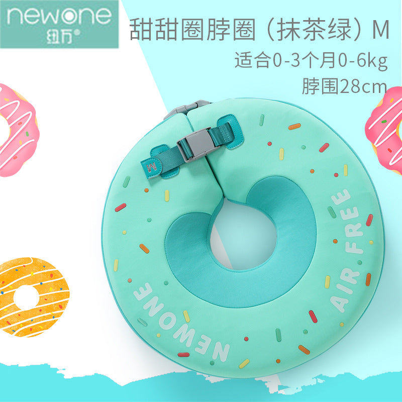 Swimming ring neck ring children's armpit ring children's free inflatable lying ring Manbao shade cartoon arm ring seat ring baby