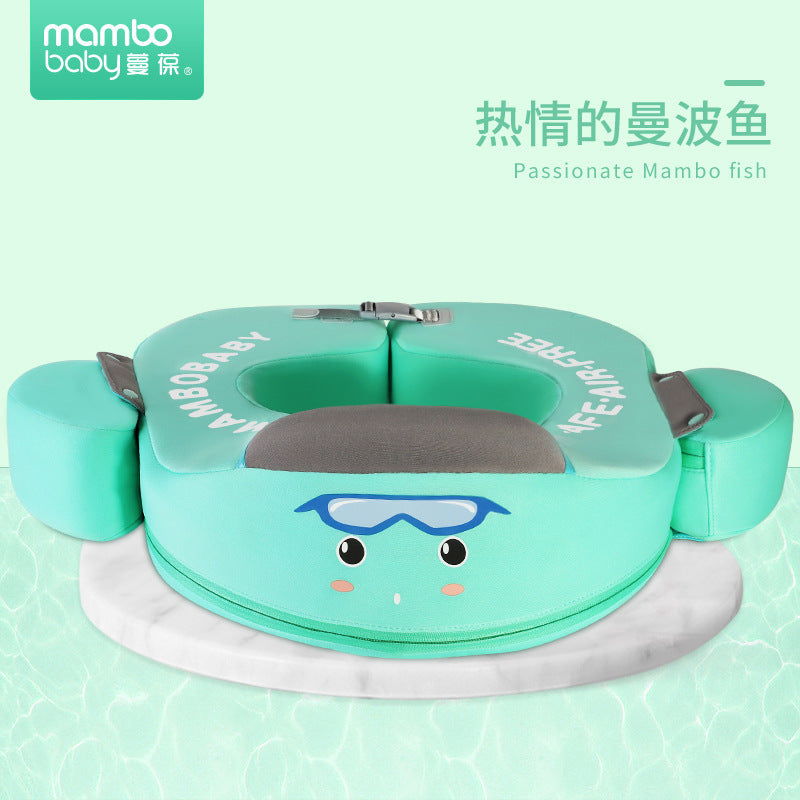 Swimming ring neck ring children's armpit ring children's free inflatable lying ring Manbao shade cartoon arm ring seat ring baby