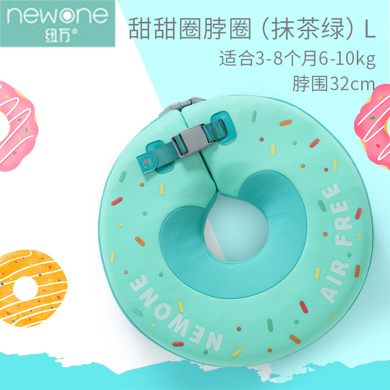 Swimming ring neck ring children's armpit ring children's free inflatable lying ring Manbao shade cartoon arm ring seat ring baby