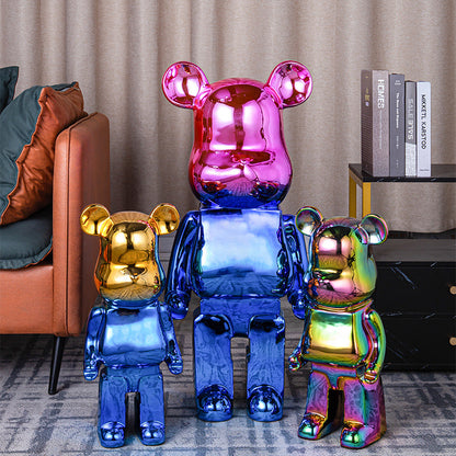 Violent bear ornaments living room light luxury desktop floor-standing ceramic high-end home children's room decoration piggy bank gift