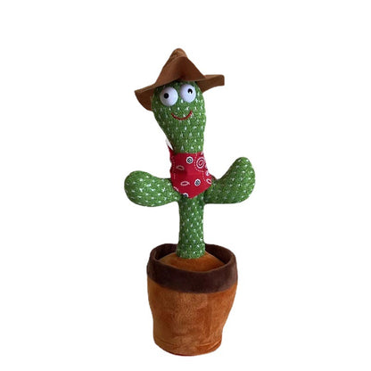 Toy wholesale cactus can twist, sing and dance sand sculpture electric cactus creative vibrato with the same style